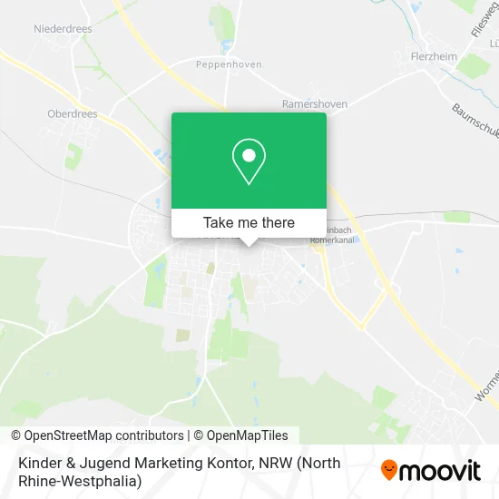 Kinder & Jugend Marketing Kontor map