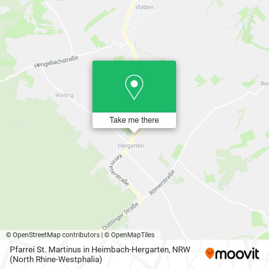 Pfarrei St. Martinus in Heimbach-Hergarten map