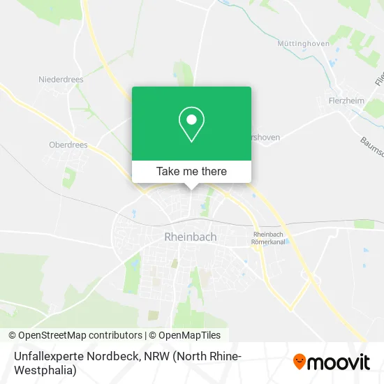 Карта Unfallexperte Nordbeck