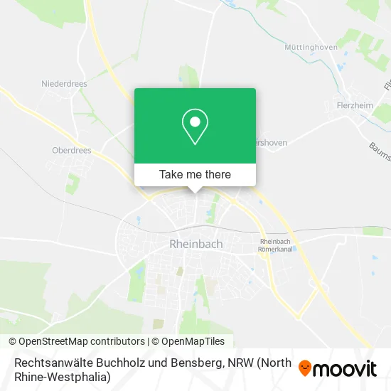 Карта Rechtsanwälte Buchholz und Bensberg