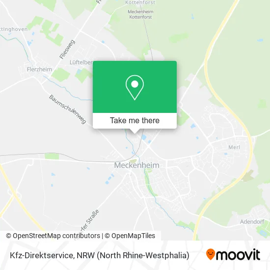 Карта Kfz-Direktservice