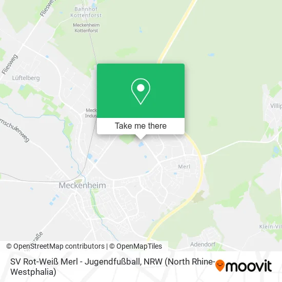 Карта SV Rot-Weiß Merl - Jugendfußball