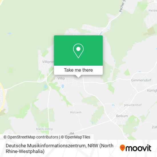 Карта Deutsche Musikinformationszentrum