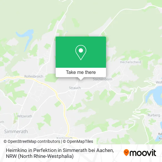 Карта Heimkino in Perfektion in Simmerath bei Aachen