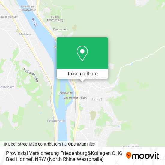 Карта Provinzial Versicherung Friedenburg&Kollegen OHG Bad Honnef