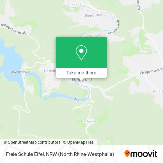 Freie Schule Eifel map