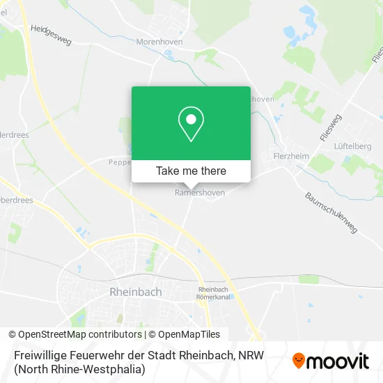 Карта Freiwillige Feuerwehr der Stadt Rheinbach