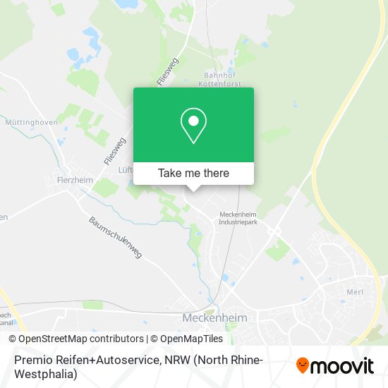 Premio Reifen+Autoservice map