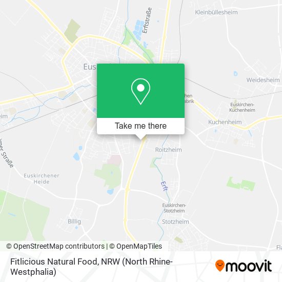 Fitlicious Natural Food map