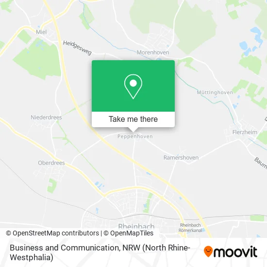 Карта Business and Communication