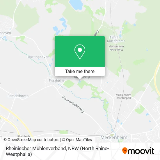 Карта Rheinischer Mühlenverband