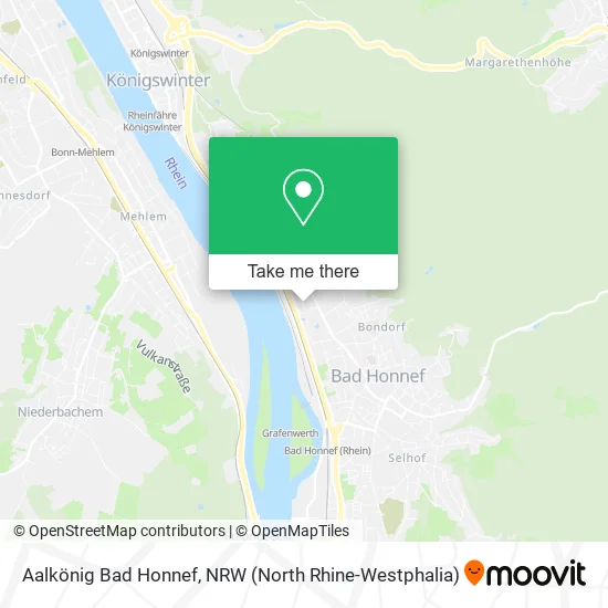 Карта Aalkönig Bad Honnef
