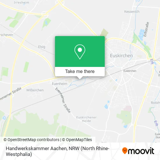 Карта Handwerkskammer Aachen