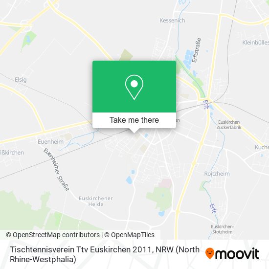 Tischtennisverein Ttv Euskirchen 2011 map