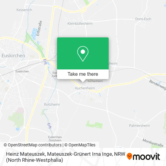 Карта Heinz Mateuszek, Mateuszek-Grünert Irna Inge