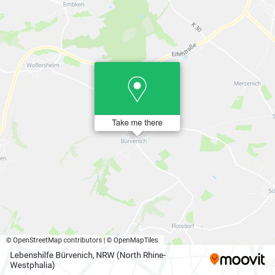 Lebenshilfe Bürvenich map