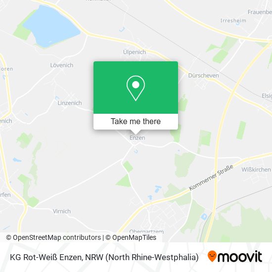 KG Rot-Weiß Enzen map