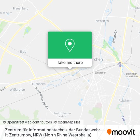Zentrum für Informationstechnik der Bundeswehr - It-Zentrumbw map