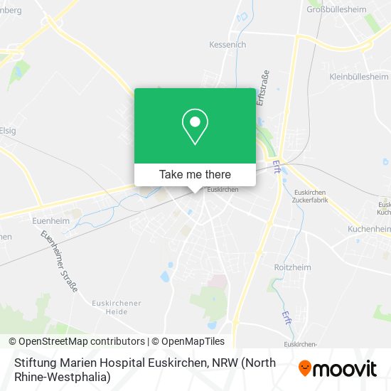 Stiftung Marien Hospital Euskirchen map