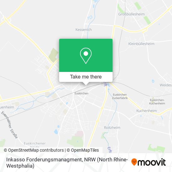 Inkasso Forderungsmanagment map
