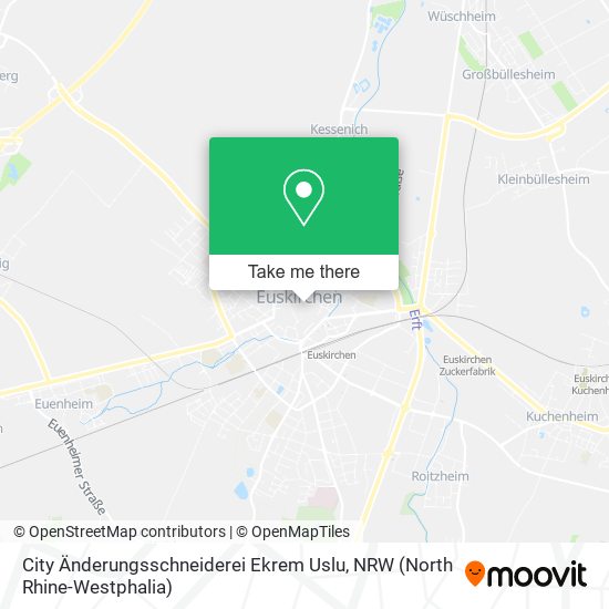City Änderungsschneiderei Ekrem Uslu map