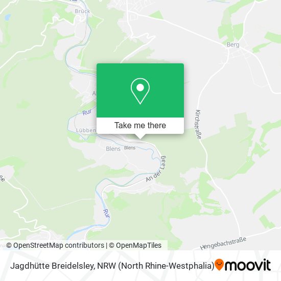 Jagdhütte Breidelsley map