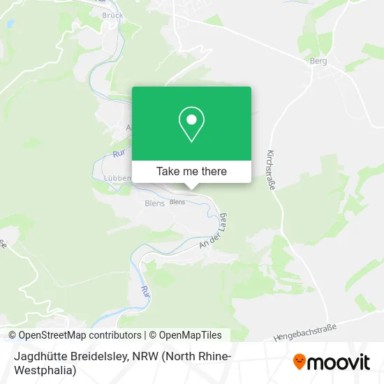 Jagdhütte Breidelsley map