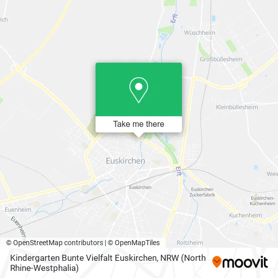Карта Kindergarten Bunte Vielfalt Euskirchen