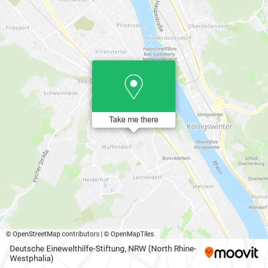 Карта Deutsche Einewelthilfe-Stiftung