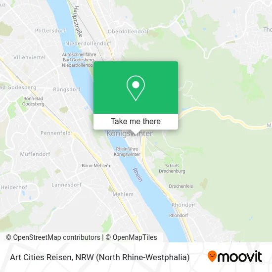 Art Cities Reisen map