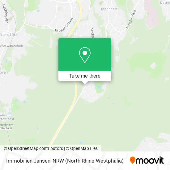 Immobilien Jansen map