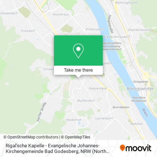 Rigal'sche Kapelle - Evangelische Johannes-Kirchengemeinde Bad Godesberg map