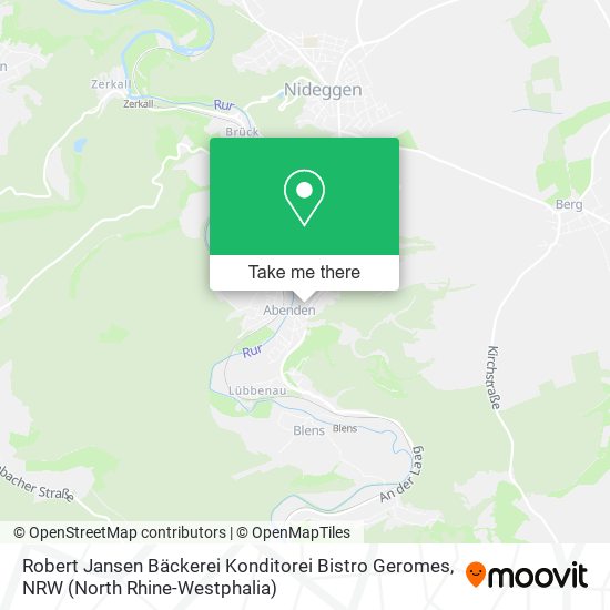 Robert Jansen Bäckerei Konditorei Bistro Geromes map