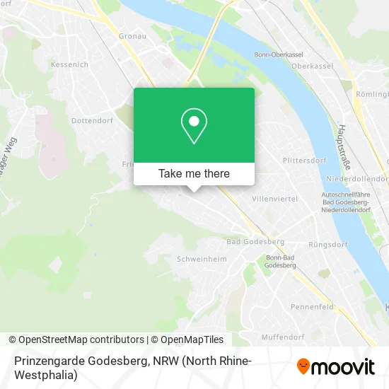 Карта Prinzengarde Godesberg