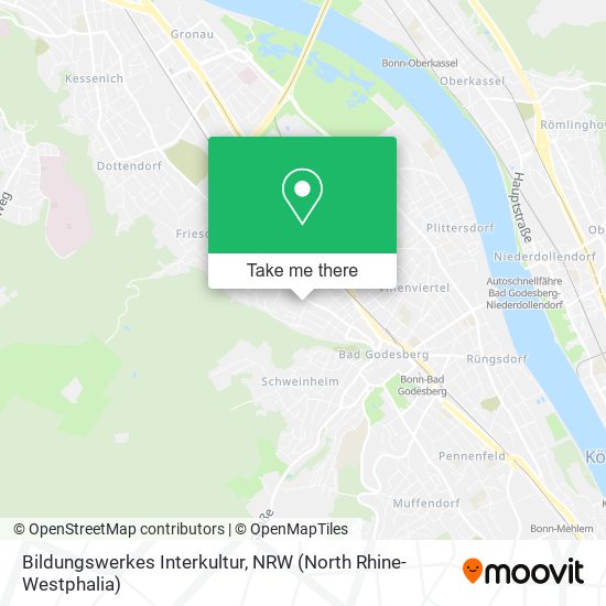 Bildungswerkes Interkultur map