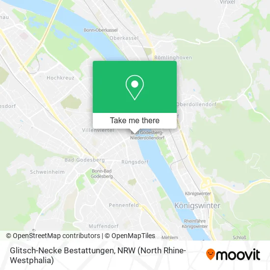 Карта Glitsch-Necke Bestattungen