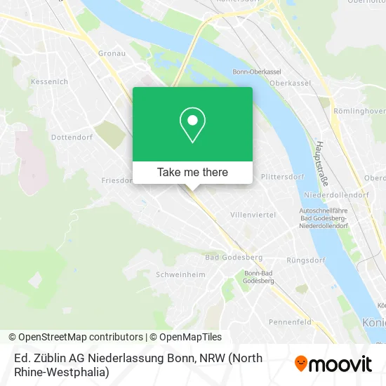 Карта Ed. Züblin AG Niederlassung Bonn