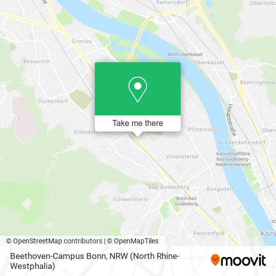 Карта Beethoven-Campus Bonn