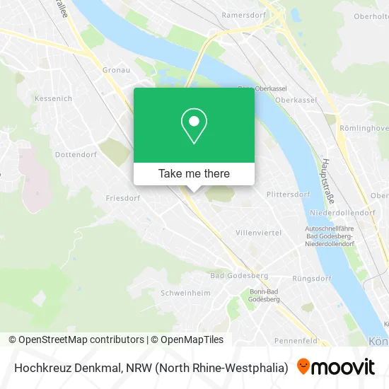 Карта Hochkreuz Denkmal