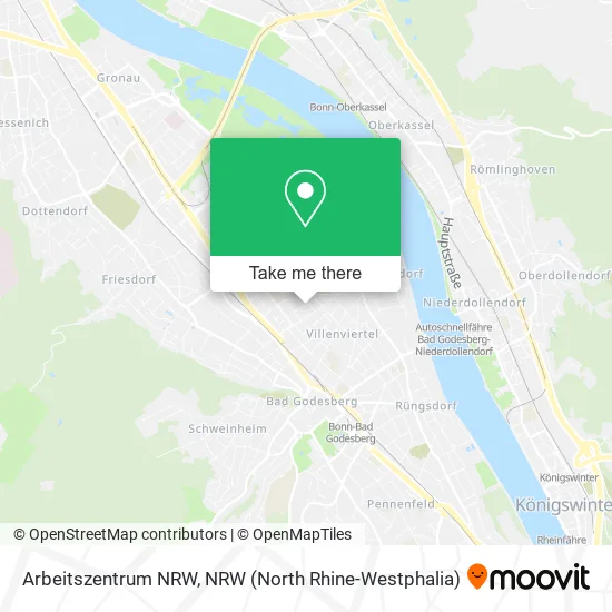 Карта Arbeitszentrum NRW