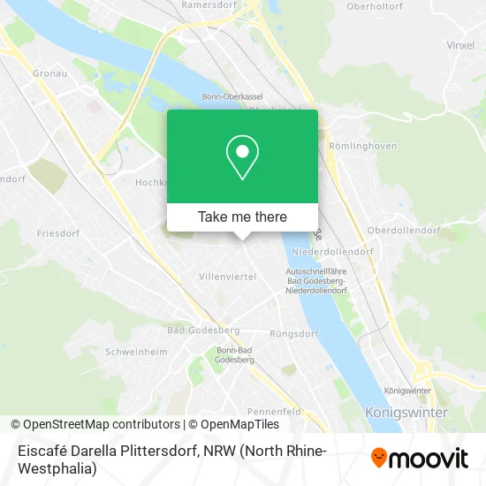 Карта Eiscafé Darella Plittersdorf