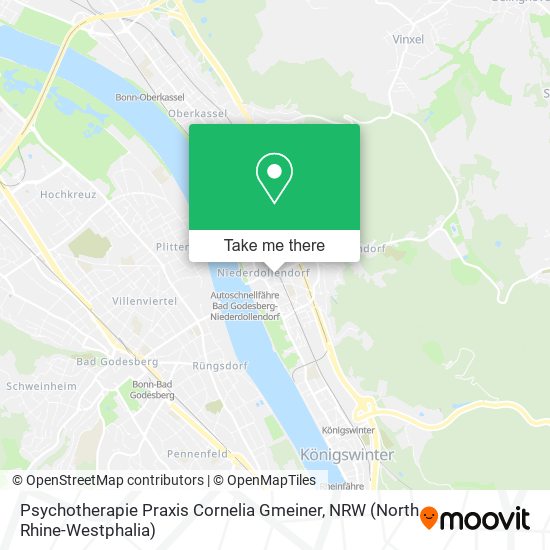 Psychotherapie Praxis Cornelia Gmeiner map