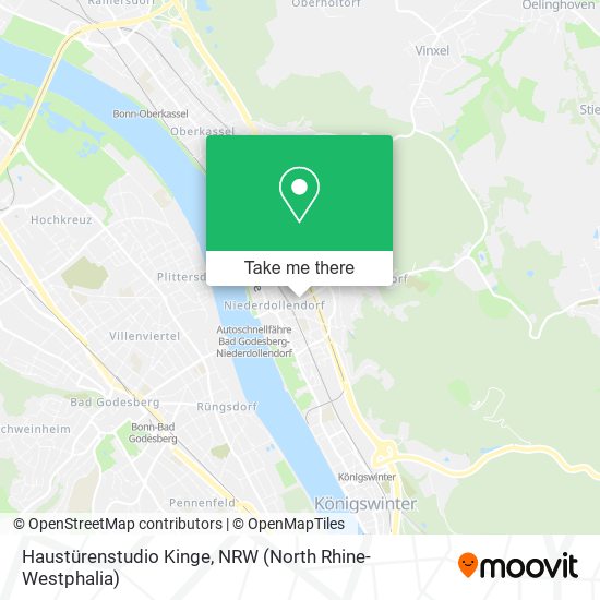 Haustürenstudio Kinge map