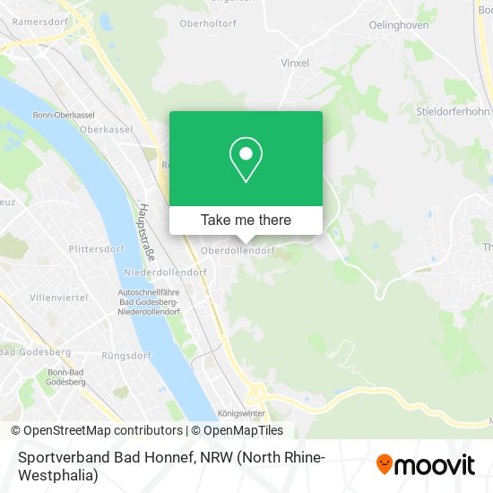 Sportverband Bad Honnef map