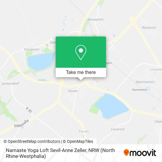 Namaste Yoga Loft Sevil-Anne Zeller map
