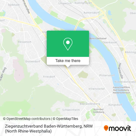 Карта Ziegenzuchtverband Baden-Württemberg