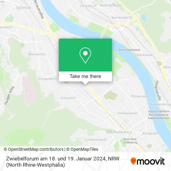 Карта Zwiebelforum am 18. und 19. Januar 2024