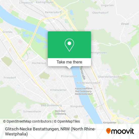 Glitsch-Necke Bestattungen map