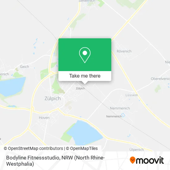 Карта Bodyline Fitnessstudio