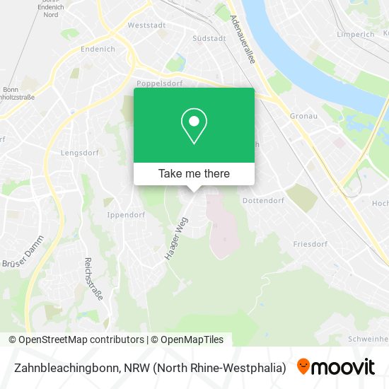 Zahnbleachingbonn map